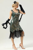 Black Sleeveless 1920 Dress