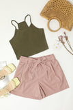 Brown Knitted Cami