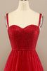 Load image into Gallery viewer, Beautiful Red Sweetheart Formal Dress with Beading