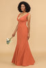 Load image into Gallery viewer, V-Neck Mermaid Bridesmaid Dress