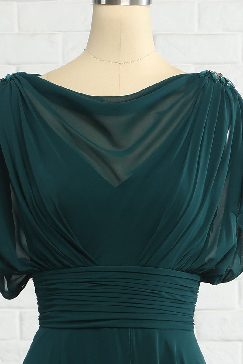 Load image into Gallery viewer, Green Chiffon Mother Dress
