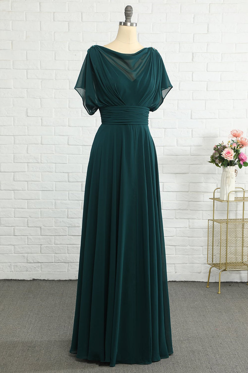 Load image into Gallery viewer, Green Chiffon Mother Dress