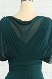 Green Chiffon Mother Dress