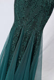 Mermaid One Shoulder Formal Dress with Appliques