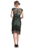 Dark Green Sequin 1920s Dress