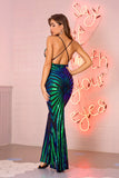 Black Mermaid Sequin Long Formal Dress