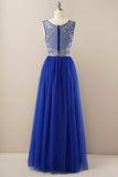 Beading Tulle Prom Dress