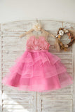 Fuchsia Tulle Flower Girl Dress