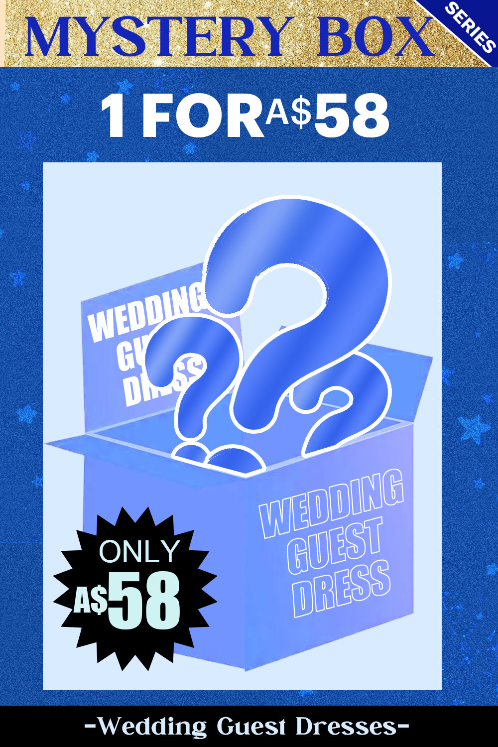 ZAPAKA MYSTERY BOX of 1Pc Wedding Guest Dress