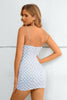 Load image into Gallery viewer, Light Blue Spaghetti Straps Bodycon Cocktail Dress