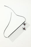 Black Mesh Halloween Headband