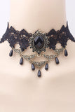 Halloween Masquerade Necklace with Beading