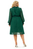 Load image into Gallery viewer, Plus Size Green Casual Dress