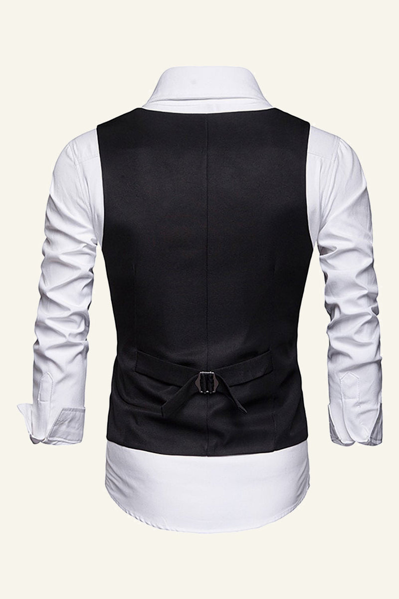 Load image into Gallery viewer, Lapel Single Breasted Men&#39;s Suit Vest