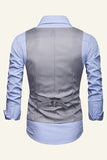 Lapel Single Breasted Men's Suit Vest