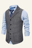 Load image into Gallery viewer, Notched Lapel Single Breasted Men&#39;s Suit Vest