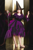 Purple Tulle Halloween Girl Dress