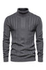 Load image into Gallery viewer, Men&#39;s Black Turtleneck Slim Fit Pullover Sweater