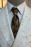 White Plaid Notched Lapel 2 Piece Men's Suits