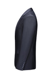 Notched Lapel Two Buttons Black Men's Formal Suits