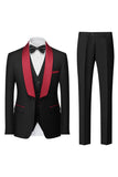 Royal Blue 3 Piece Shawl Lapel Men's Formal Suits