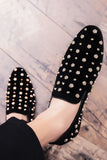 Men's Leather Casual Shoes With Studs