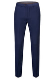 Navy Blue 3 Pieces Slim Fit Casual Tuxedo Suits