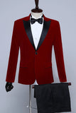 Black Velvet Men's Blazer for Party