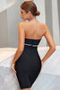 Load image into Gallery viewer, Bodycon Halter Black Party Dress