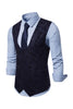 Load image into Gallery viewer, U Neck Double Breasted Men&#39;s Suit Vest