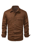 Men's Workwear Washed Cotton Shirt