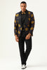 Load image into Gallery viewer, Yellow Flower Shawl Lapel Jacquard Men&#39;s Formal Blazer