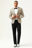 Load image into Gallery viewer, Sparkly Champagne Sequins Notched Lapel Men&#39;s Formal Blazer