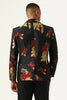 Load image into Gallery viewer, Black Flower Jacquard Men&#39;s Formal Blazer