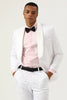 Load image into Gallery viewer, White Jacquard Shawl Lapel 2 Piece Men&#39;s Formal Suits