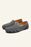 Nubuck Leather Men's Peas Shoes