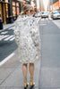 Load image into Gallery viewer, White Oversized Knee Length Faux Fur Shearling Coat