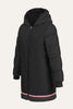 Load image into Gallery viewer, Black Winter Parka Jacket with Removable Liner