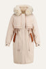 Load image into Gallery viewer, Black Winter Parka Jacket with Removable Liner