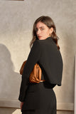 Black Asymmetrical Oversized Formal Blazer For Women