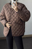 Load image into Gallery viewer, Black Quilted Cropped Women Puffer Jacket
