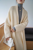 Apricot Oversize Long Sweater Cardigan