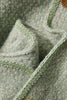 Load image into Gallery viewer, Light Green Tweed Shawl Lapel Cropped Women Coat