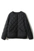 Load image into Gallery viewer, Black Quilted Shawl Lapel Cropped Women Puffer Jacket