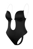 Black Cut-Out Push-Up Tummy Control Shapewear