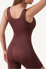 Load image into Gallery viewer, Black Scoop Neck Tummy Control Body Shapewear