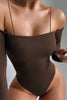 Load image into Gallery viewer, Solid Color Bottoming One-Shoulder Long-sleeves Backless Jumpsuit Shapewear