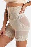 Apricot High-Waisted Butt-Lifting Corset Lace Breathable Shapewear