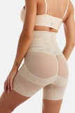 Apricot High-Waisted Butt-Lifting Corset Lace Breathable Shapewear