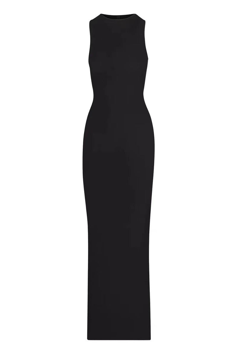 Load image into Gallery viewer, Black Sleeveless Slim Hip-Hugging Suspender Dress Shapewear